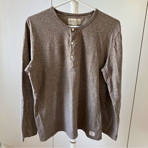 Ralph Lauren Denim & Supply Henley Men's T-Shirt Long Sleeve Large (L) G…